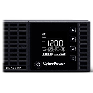 CyberPower OL750RM Rack Mounted UPS, optional remote monitoring, 8 NEMA 5-15R